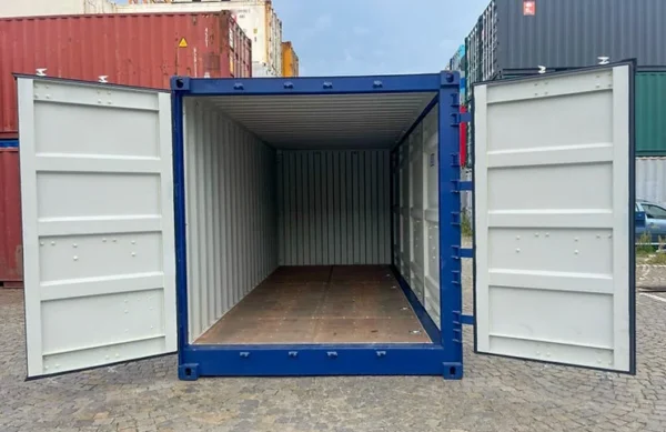 20 fuß high cube open side container