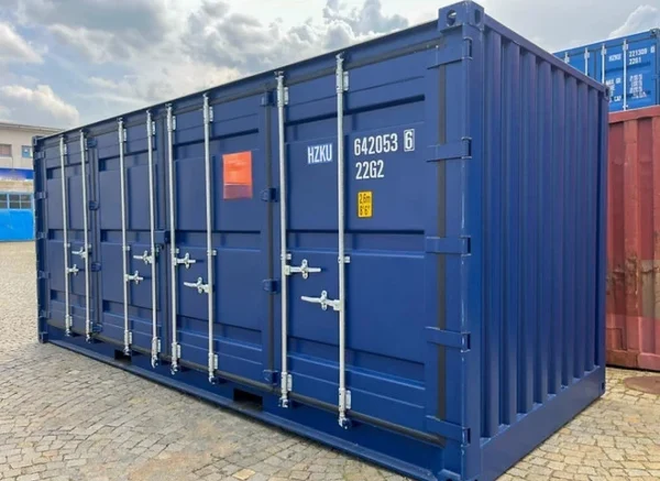 20 fuß high cube open side container